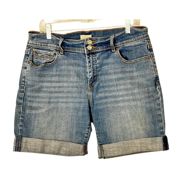 Levi’s 515 Bermuda  Shorts size 12 denim blue - Picture 2 of 12